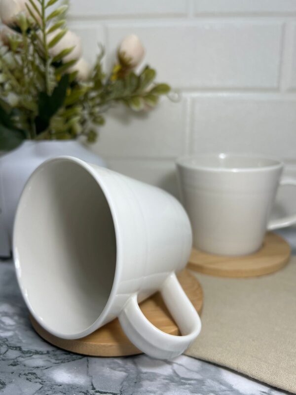 TAZA  CONICA CON  PLATO BAMBU - Image 3